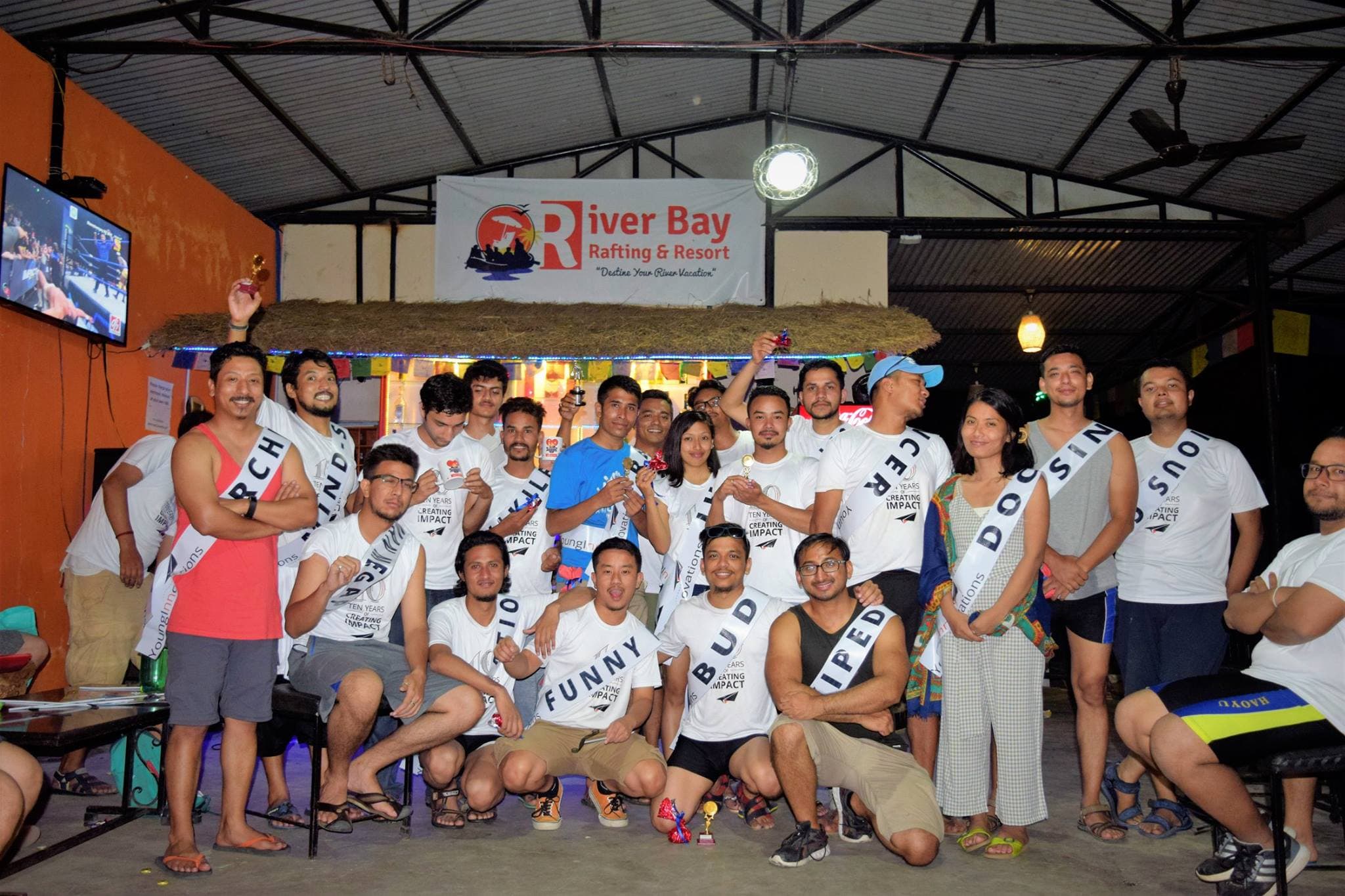 Young innovation team on picnic at sukute beach